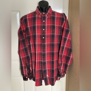 Vintage 70 80's Ralph Lauren BUFFALO PLAID Flannel XL​​​​​​​​​​